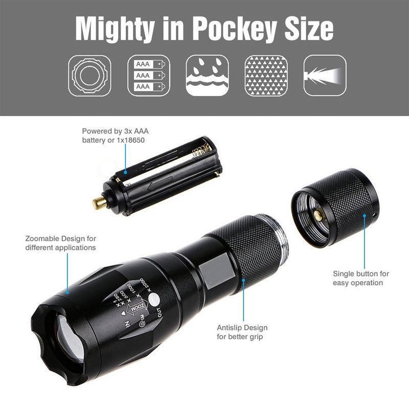 LED Mini Inspection Lamp with magnet  (3 x AAA battery)