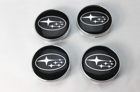 Discs inserts/caps set SUBARU, 4x d-60mm