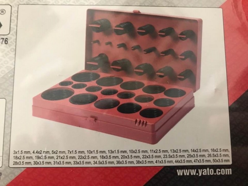 O-Ring set - YATO, 419pcs.  