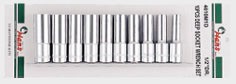 Deep socket set  dr12pt., 1/2