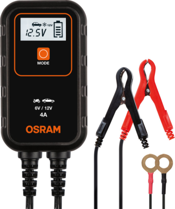 Osram Battery Charger 4A, 6V/12V