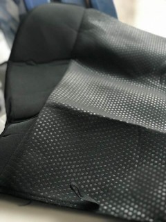 Seat covers set for RECARO (Maxi), textile  black color