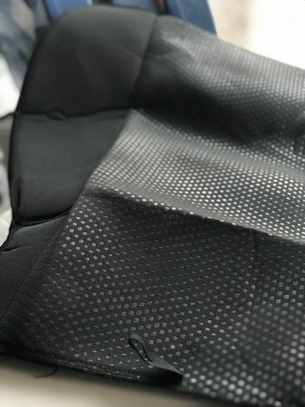 Seat covers set for RECARO (Maxi), textile  black color