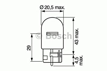 Bulb BOSCH 21W, 12V T20