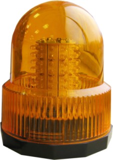 100LED revolving light with magnet, 12V / FLASH & SPIN