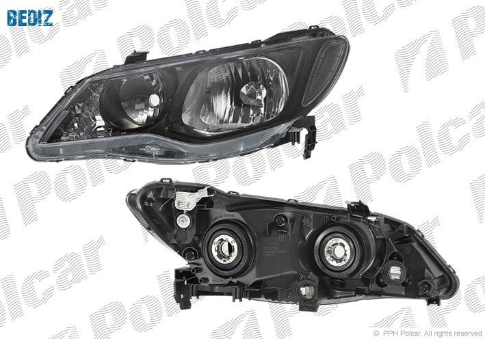 Headlight lamp  Honda Civic (2005-2011), left side  
