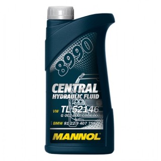 Synthetic hidraulic fluid - MANNOL CHF 11S (yellow-green color) for AUDI/BMW/VOLVO/VW, 500ml.