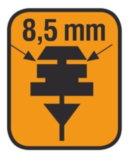 Wiper blade rubbers set, 71cm