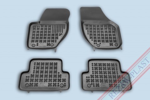 Rubber floor mats set  Volvo V40 (2012-2019), with edges