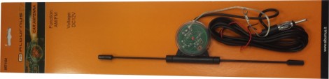 Radio antenna with amplifier, 44cm