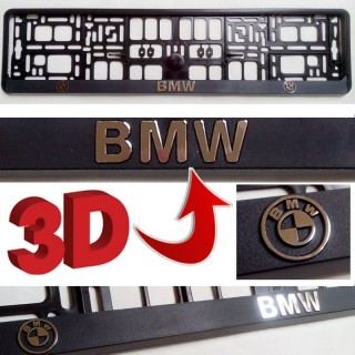 3D number plate holder - BMW