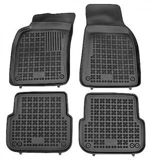 Rubber floor mat set Audi A6 C6 (2004-2011) with edges
