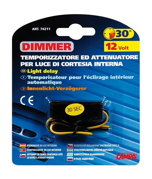 DIMMER INTERIOR LIGHT DELAY 12V., Universal