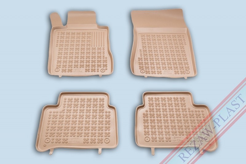 Rubber floor mat set Mercedes E-class W211 (2002-2009)/CLS W219 (2003-2010)