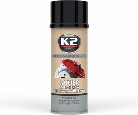 Hight temperature brake calliper paint (black) - K2, 400ml. 