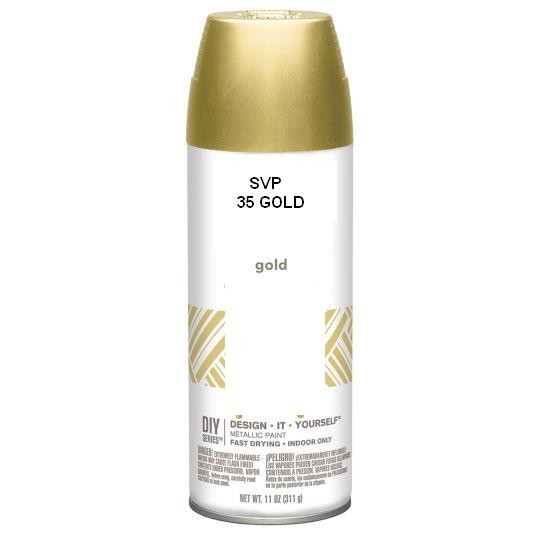 Paint spray Gold effect - SVP Gold, 400ml.