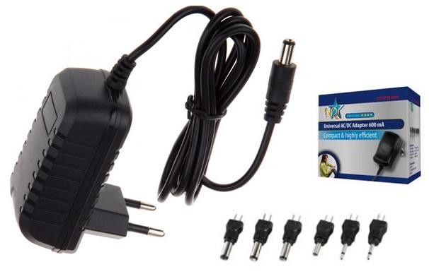 Converter, 220-240V -> 3-12V, 1500mA 