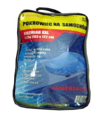 Car cover, polyester, size 