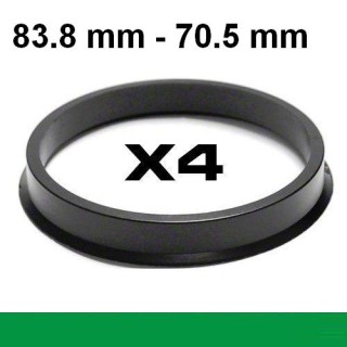 Wheel hub centring ring /⌀83.8mm ->⌀70.5mm