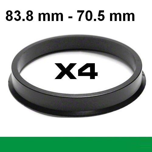 Wheel hub centring ring /⌀83.8mm ->⌀70.5mm