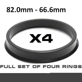 Wheel hub centring ring ⌀82.0mm ->⌀66.6mm