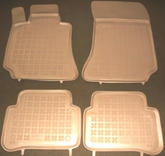 Rubber floor mat set Mercedes-Benz E-class W212 (2009-2017)with edges 