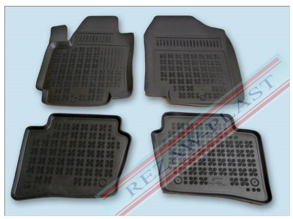 Rubber floor mat  set Hyundai i20 (2008-2014) with edges