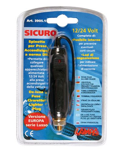 Lighter plug, 12V