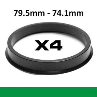 Wheel hub centring ring /⌀79.5->74.1mm
