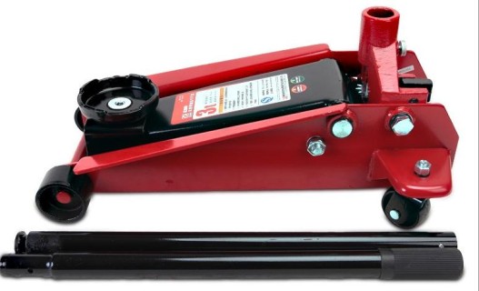 Hidraulic jack on wheels, 3000kg 