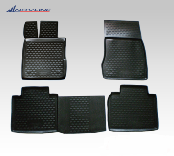 3D Rubber floor mat set Mersedes-Benz S-class W220 LONG (1999-2006) 