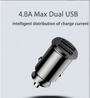 Digital car Voltmeter 2xUSB Charger (2.0A & 3.0A), 12 V / 24 V  