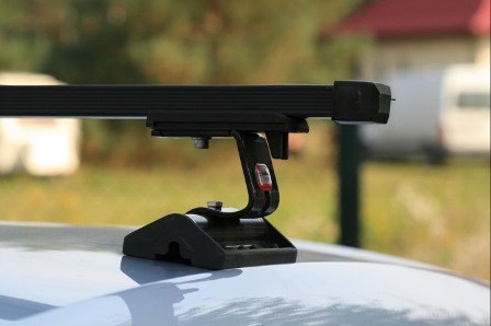 Car roof rack set AMOS DROMADER C-15 (ar stiprinājuma punktiem jumtā)