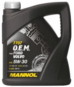 Syntetic oil Mannol O.E.M. FORD, VOLVO SAE 5W-30, 4L 