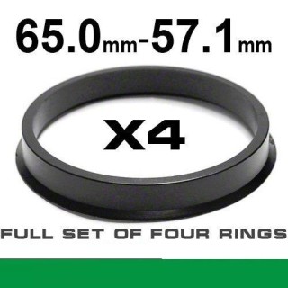 Wheel hub centring ring  65.0mm->57.1mm