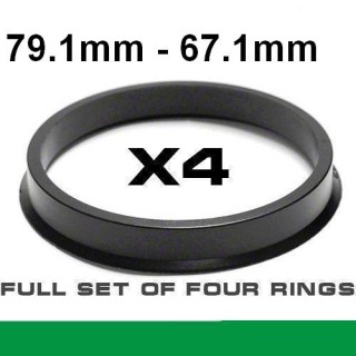 Wheel hub centring ring 79.1mm ->67.1mm 