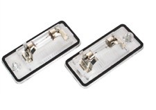 License plate light Audi A4/A6/A8/Q7, left + right side