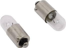 Set of bulbs  T4W, 12V, 4W