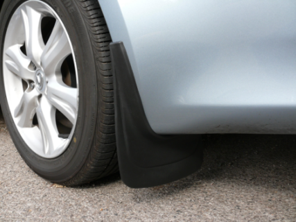 Rear mudflap set, rubber , universal fit
