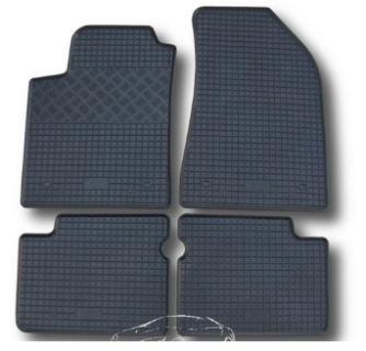 Rubber floor mats set Fiat Bravo (2007-)
