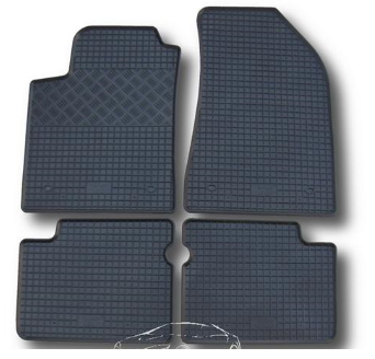 Rubber floor mats set Fiat Bravo (2007-)