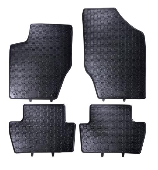 Rubber floor mat set Peugeot 307 (2001-2007)