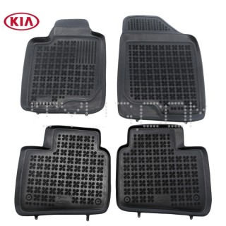 Rubber floor mat set Kia Magentis (2005-2009) with edges