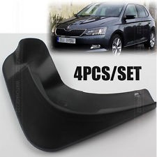 Mud flaps set Skoda Fabia (2007-2014) / Roomster (2011-2019)