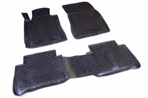 Rubber floor mat set Mercedes E-class W211 (2002-2009)/CLS W219 (2003-2010) 