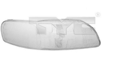 Headlight lamp glass Volvo V70 (2000-2005), right side