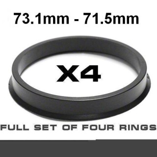 Wheel hub centring ring /⌀73.1mm ->⌀71.5mm