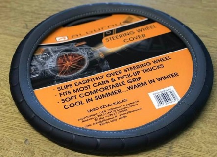 Steering wheel cover, 37-39cm