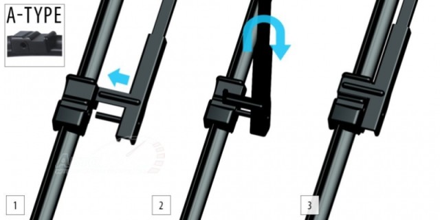 Wiper blade set by OXIMO - VW Caddy (2004-2006)/ Touran (2003-2006), 60+45cm