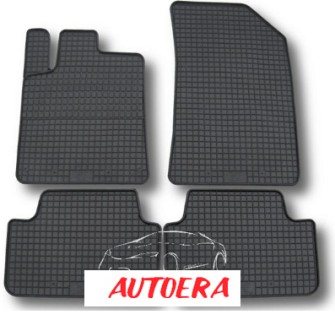 Rubber floor mat set Peugeot 407 (2004-2010)